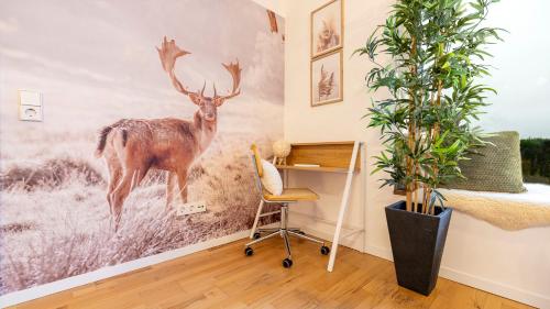 ボーリンゲン NaturOase, Moderne Architektur - Arbeitsplatz - Klimaanlage - Parkplatz - Waschmaschine 4つ星 シングルルーム 眺望