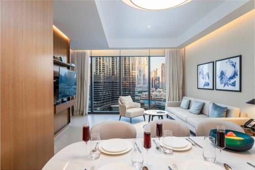 Family 3BR Flat Free Parking, Gym, Pool & Burj Views, Dubai (photo 3)