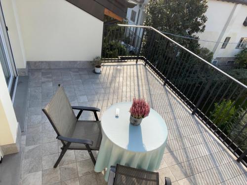 شرفة/ تراس, Green Stay Bergamo in Bergamo Suburbs
