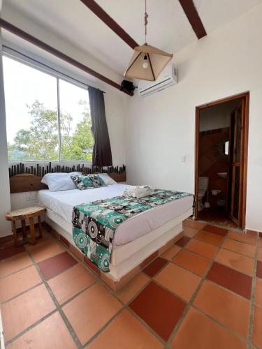 1 double bed