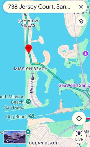 Luna Azul, cozy condo only steps to Mission Beach! Free Internet in San Diego, USA