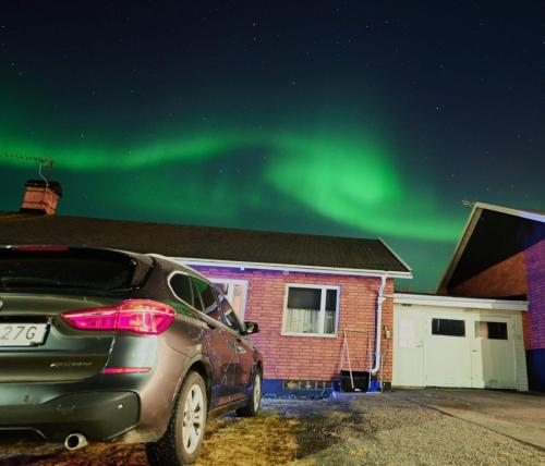 A szálláshely kívülről, Egen modern mysig lägenhet (Egen modern mysig lagenhet) in Kiruna városközpont