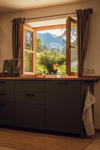 景觀, Ferienwohnung Schwarzenberg in 菲施巴赫豪