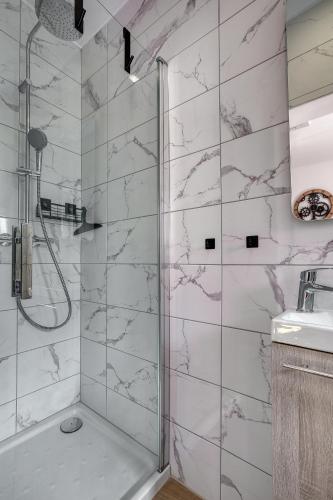 ห้องน้ำ, Cosy studio au centre d'Obernai in อูบาเน