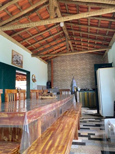 Sitio para relaxar com piscina e campo de areia in Cruzilia