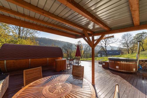 Balkon/teras, Chata Hermann - Vernířovice (Chata Hermann - Vernirovice) in Vernirovice