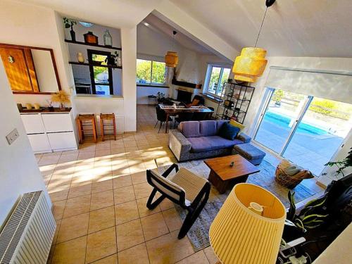 Peaceful Kallepia Villa with Private Pool & Mountain Views, Paphos