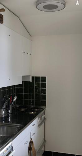 廚房, Ferienwohnung Kleiner Moor in 比維奧