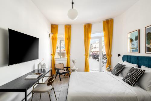 1 double bed