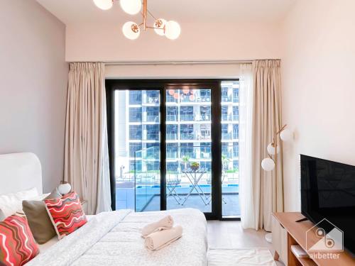 Urban Charm Studio with Balcony in Riviera, Dubai