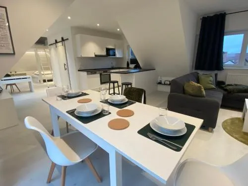 modernes DG Apartment Schloofschdubb Nähe Kassel in Fuldatal, Deutschland