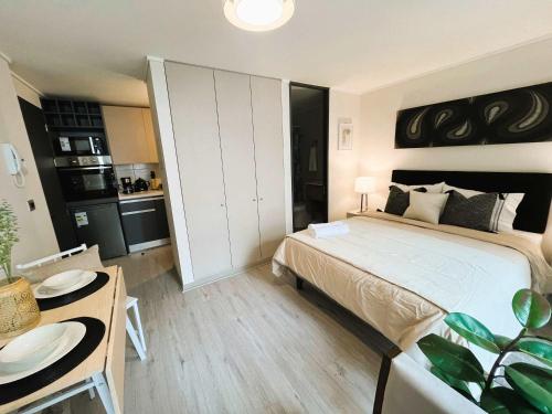 HOM I Luminoso y Acogedor Studio 2PAX en Santiago