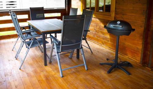 balkon/terras, Sruby u potoka in Kraliky