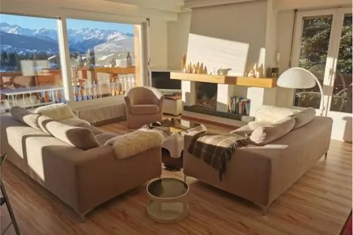 Magnifique appartement avec balcon et vue in Crans-Montana, Schweiz