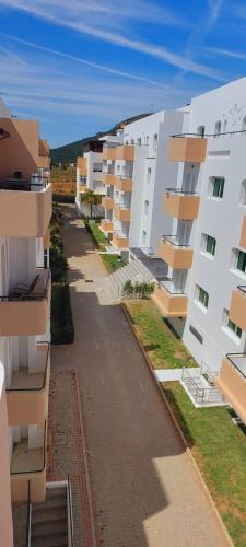 Appartement 2 avec piscines, vue sur mer et accès à la plage à Achakar Hill, Tanger