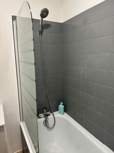 淋浴間, ღ Pertuis - Au cœur de Saintes, Spacieux & Cosy in 聖特斯