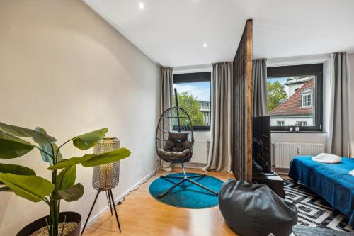 maremar - City Design Apartment - 2 Schlafzimmer - Luxus Boxspringbetten - Küche - Highspeed WIFI - Arbeitsplätze, Brunswick (foto 7)