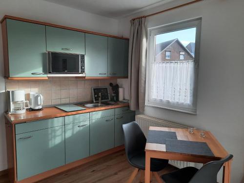 virtuve, Ferienhaus Sasse - Ferienwohnungen in Molschow