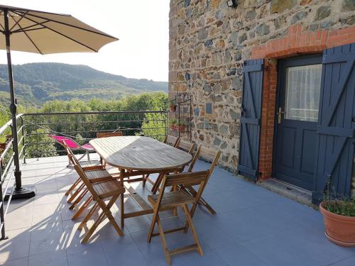 balkon/terras, Gite Via Nova, 12 personnes, 150 m2 in Lavoine
