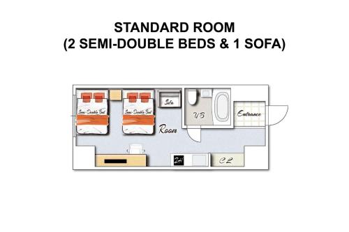 Miyazaki Mango Hotel - Vacation STAY 58300v의 호실사진