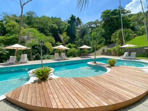 Líquens Ilhabela - Flat 4 a 50m da Praia Veloso (Liquens Ilhabela - Flat 4 a 50m da Praia Veloso) in หาดเวโลโซ