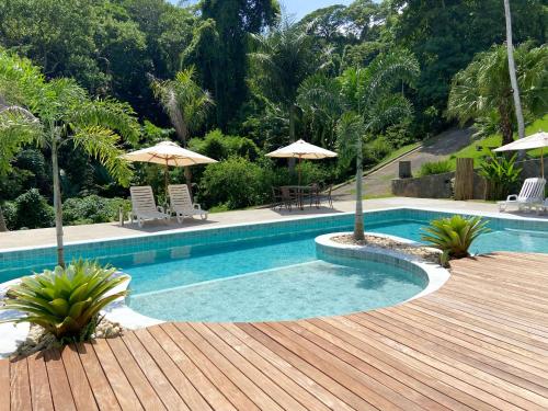 Líquens Ilhabela - Flat 4 a 50m da Praia Veloso (Liquens Ilhabela - Flat 4 a 50m da Praia Veloso) in หาดเวโลโซ