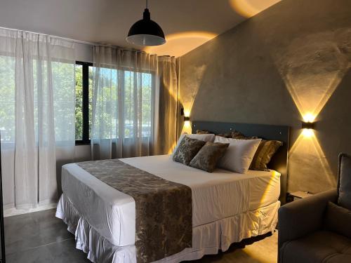 Ágy, Itajuru apto105 · Toque a Campainha 105 FLATCentro Praia do Forte in Ville Blanche