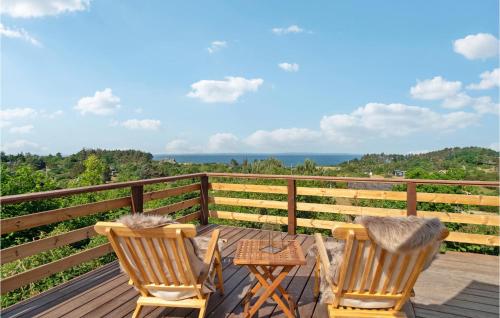  Stunning Home In Knebel With House Sea View in Ørby