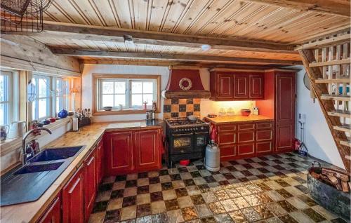 kuchyně, Nice Home In Vang I Valdres in Vevle