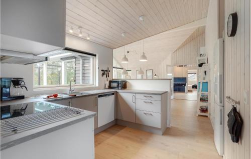 Kitchen, Beautiful Home In Idestrup With Sauna in Idestrup
