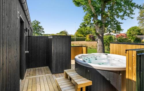 Hot tub, Beach Front Home In Haderslev in Hejsager