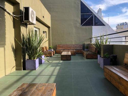 Balcony/terrace, Circus Hostel in San Telmo