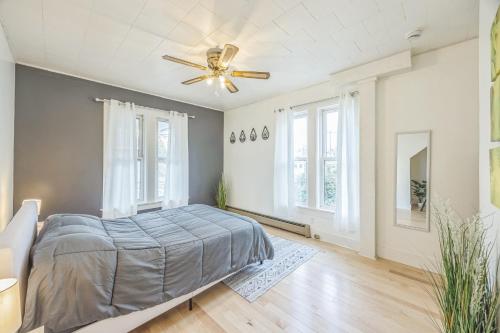 Chic Downtown Retreat Furnished 2-Bedroom with Trail Access & Outdoor Oasis in Easthampton, USA