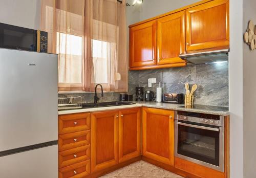 Kitchen, Middle Of Crete Apartment in Paliani