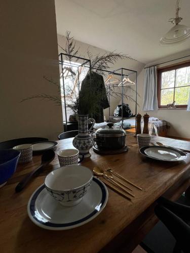 設施, Ferienhaus Feldblick mit Kamin für 15 Personen (Ferienhaus Feldblick mit Kamin fur 15 Personen) in 呂德斯多夫拜柏林