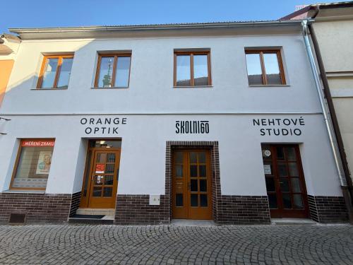 Exterior view, Skolni 60 in Pelhrimov