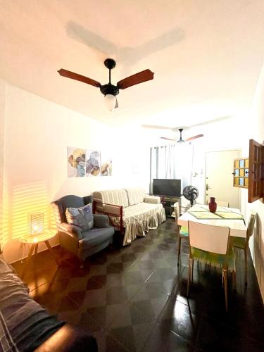 Apartamento 412B com varanda e vista, Santos