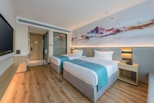 Merlinhood Hotel Fuzhou Juyuanzhou Metro Station - 图片 4