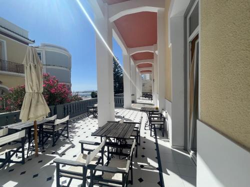 Balcony/terrace, Tinion Urban Hotel in Tinos