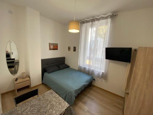 1 double bed