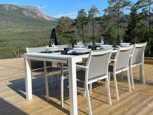 Erkély/terasz, Vradal Nordlys Hytte in Vradal