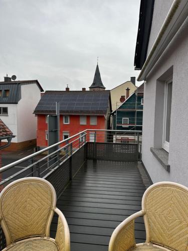 Rõdu/terrass, Ferienhaus Wirtheim in Wachtersbach