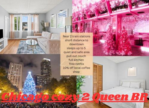 Two queen BD-Boat Rental opt, Sox stadium, Chinatown in Chicago, USA