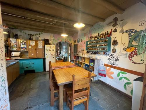 주방, Hostel "La Casita Naranja" in 엘 볼손