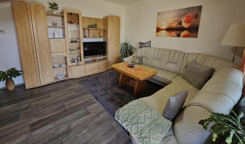 Koplietošanas atpūtas telpa ar TV, Ferienwohnung nahe Meißen in Nunchritz