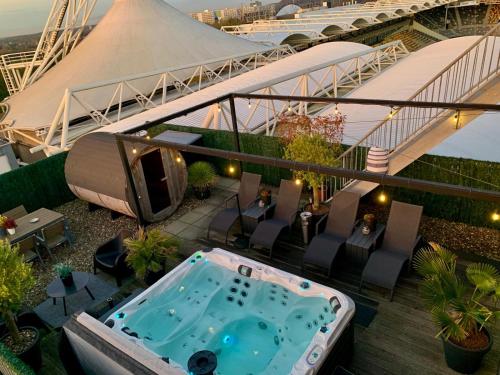 Kilátás, Wellness Dome Penthouse Suite in Kerkrade