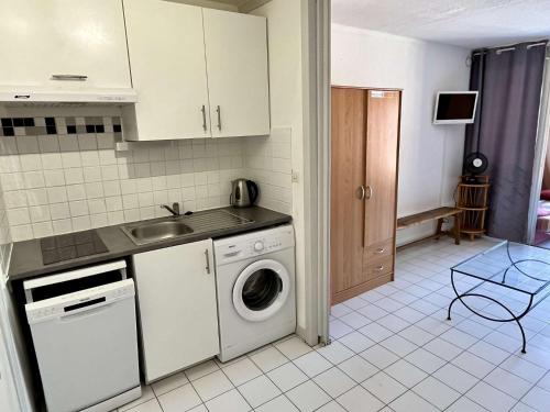 廚房, Appartement Studio 4 couchages ARGELES SUR MER AR070-130 in 阿爾熱萊海濱