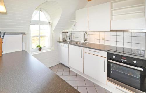 Kitchen, Holiday Home Hvide Sande With A Fireplace 07 in Hvide Sande