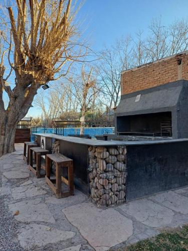 Garden, Hostal de Los Andes in Pueblo Nuevo