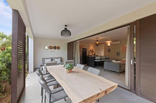 Two-Bedroom Deluxe Apartment with Garden View room in Jan Sofat LUX A12 resort pool ground floor